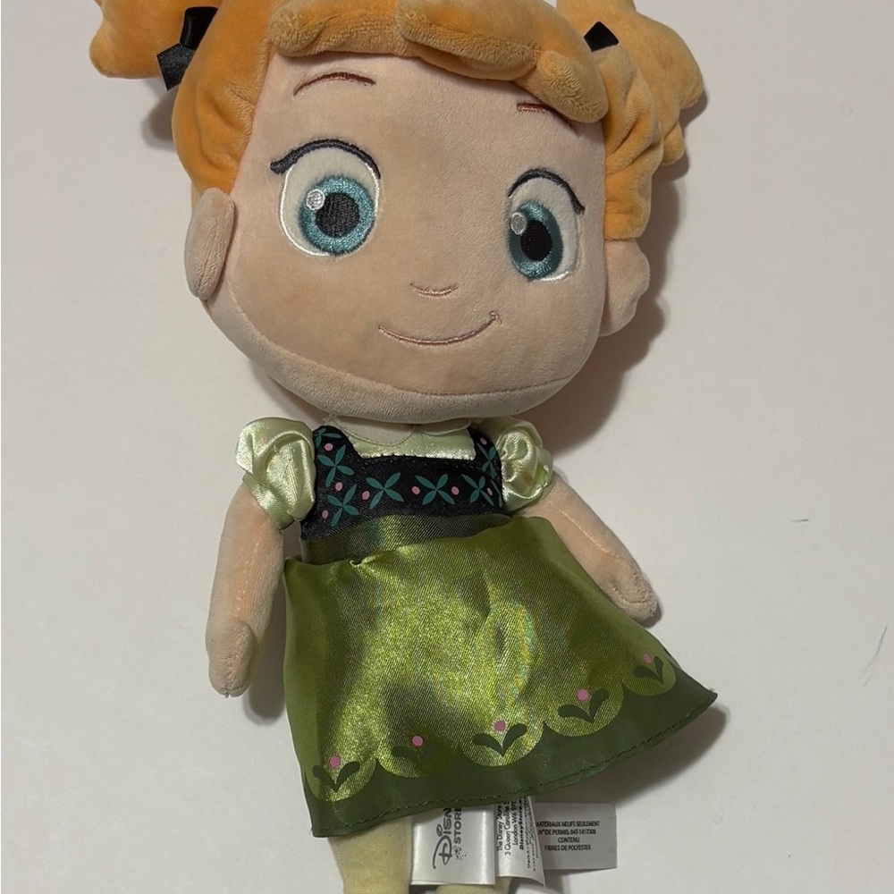 Disney Plush Doll with Olive Green Dress